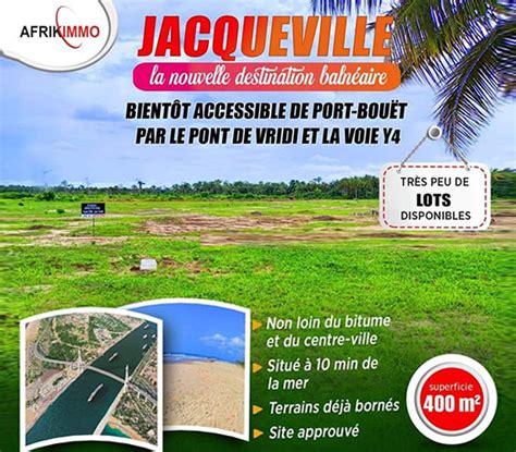 Terrain En Vente Jacqueville Adoumangan Afrikimmo