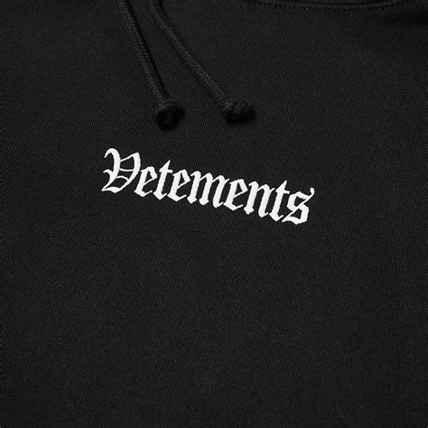 VETEMENTS Rammstein Germany Oversized Hoody Black | END. (Global)