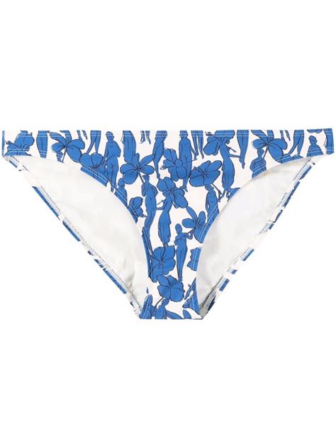 Tory Burch Floral Print Bikini Bottoms Farfetch