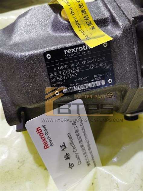 Rexroth Axial Piston Pump A A Vso Dr R Ppa N Hydraulic Piston Pump