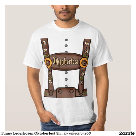 Funny Lederhosen Oktoberfest Shirt | Zazzle | Oktoberfest shirt, Funny bachelorette shirts ...