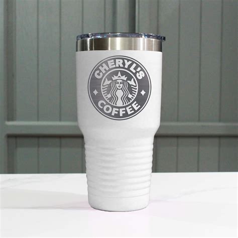 Metal Tumbler 30 Oz Starbucks Etchey