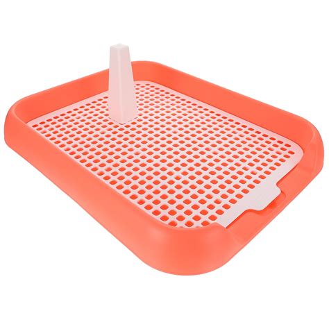 Dog Toilet Indoor Dog Potty Tray - Mesh Dog Training Toilet Plastic