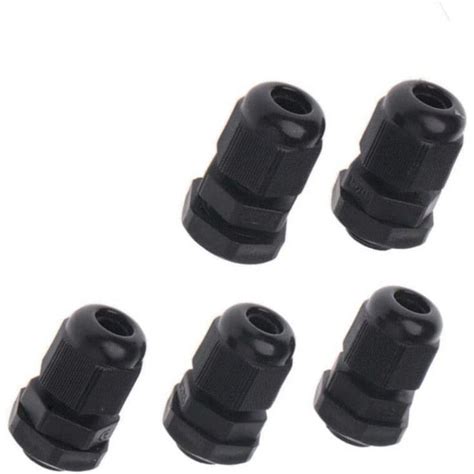 Buy Nibeminent Cable Gland 5 Pieces Ip68 M12 Plastic Waterproof Cable
