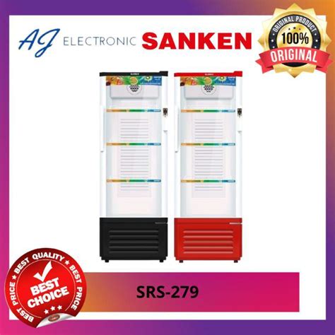 Jual SHOWCASE SANKEN SRS 279 SRS279 LEMARI PENDINGIN MINUMAN Di