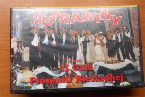 KAZETA VHS POPRAWINY GALA PIOSENKI BIESIADNEJ polská muzika Aukro