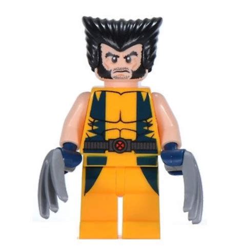 Wolverine Minifigure X Men Avengers Endgame Marvel Fits Lego Etsy