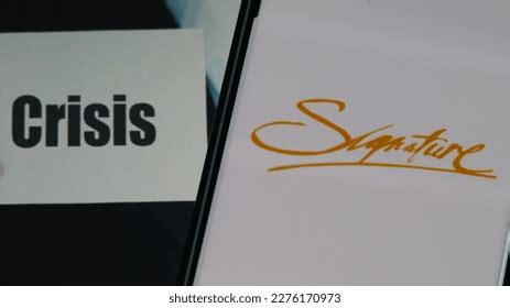 Signature Bank Logo Silicon Valley Bank Stock Photo 2277414243 ...