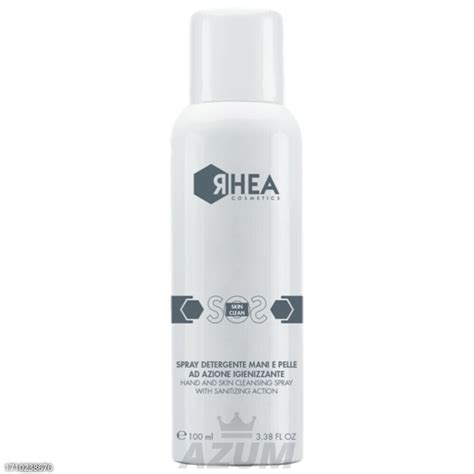 Rhea Cosmetics Очищающий спрей санитайзер для рук и тела SOS SkinClean ...