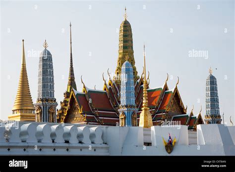 Asia Bangkok Grand Palace Palace Thai Thailand Architecture Hi Res