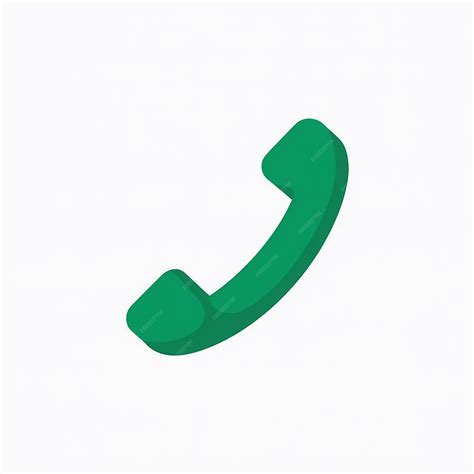 Premium Vector | A green phone that has a green phone on it