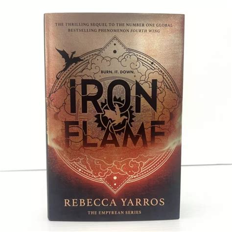 Iron Flame By Rebecca Yarros Anz Special Edition Hc Sprayed Stenciled