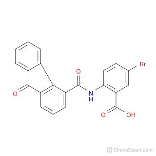 5 Bromo 2 9 Oxofluorene 4 Carbonyl Amino Benzoic Acid SDF Mol File