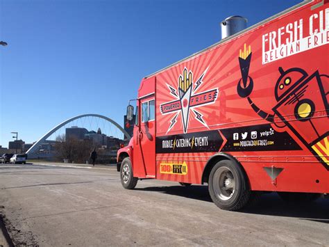 Powered By Fries Food Truck On Behance
