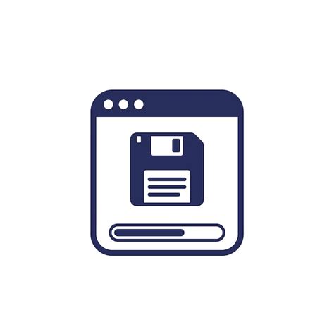 Premium Vector Backup Or Copy Files Icon With Floppy Disk