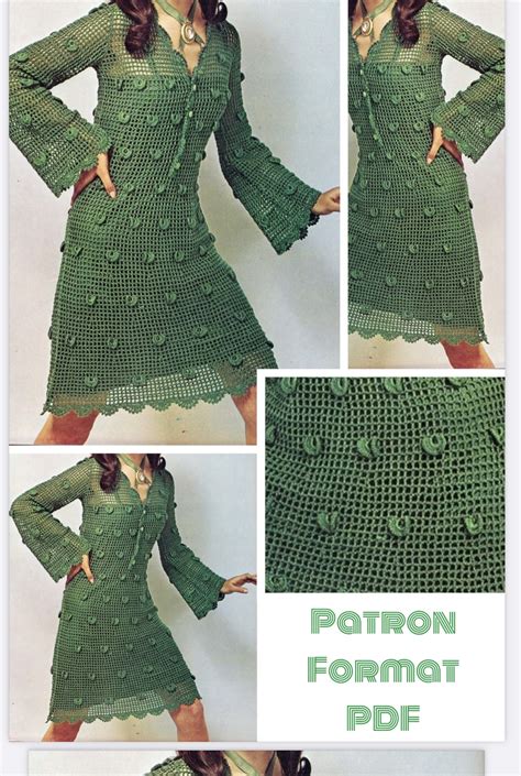 Offre Spécialemodèle Chic Robe Au Crochet Pour Femmepatron Tutoriels