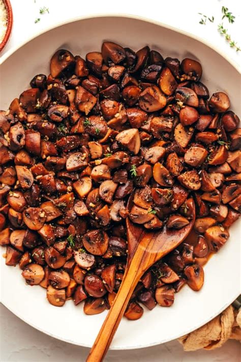 White Wine Sautéed Mushrooms - Gimme Some Oven