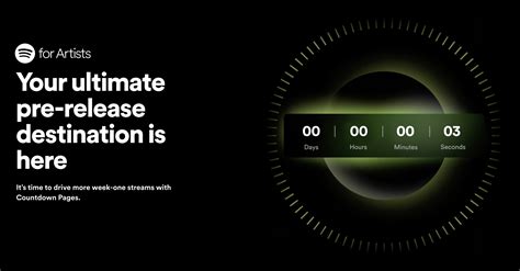 Artists Can Now Start Countdown Pages To Promote Their Upcoming Albums