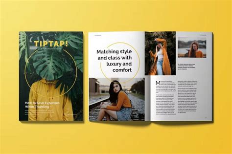 magazine templates  modern creative cover layouts