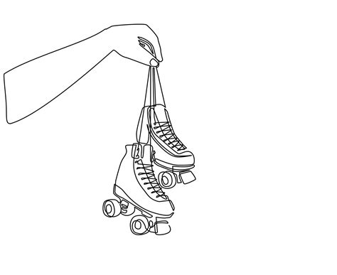 Roller Skate Easy Drawing at Victoria Horton blog