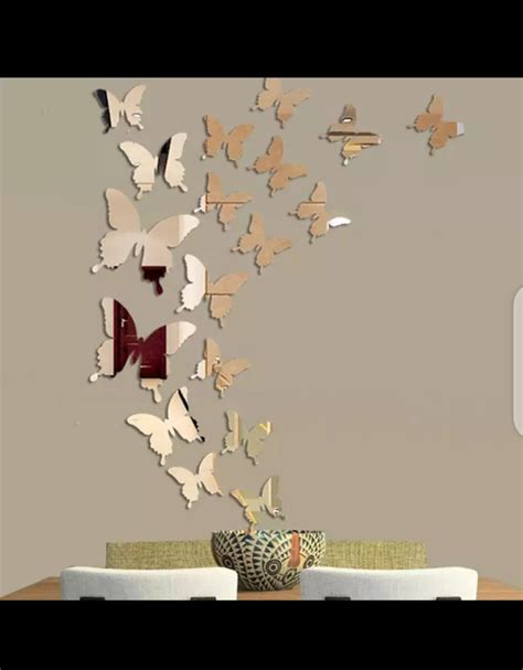 Acrylic Butterfly Mirror Wall Stickers Getonline