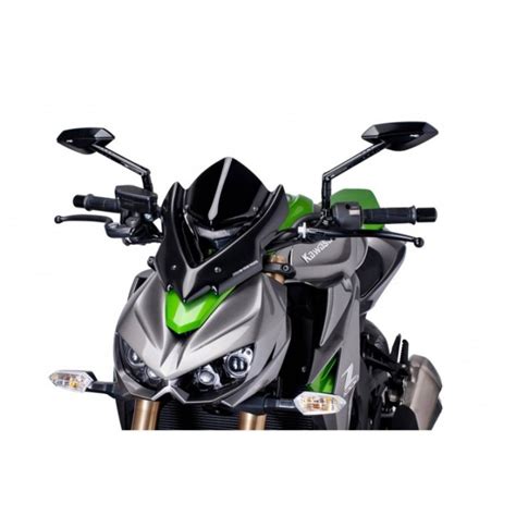Puig Naked Sport Windscreen Z1000 Black MotoStorm En