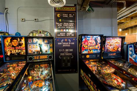 Inside Ready Player One Downtowns Basement Arcade Bar Eater Detroit