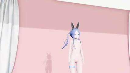 TYPE LO CHAN HENTAI MMD DANCE PLAYBOY COSTUME BLUE HAIR COLOR EDIT SMIXIX