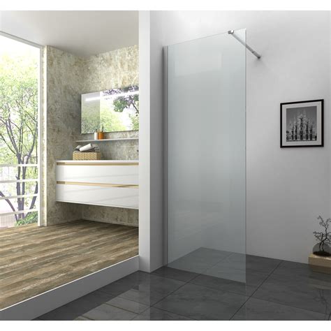 Walk in Glass Shower Screen - 1180 x 2000mm - Universal Fir 10mm Glass