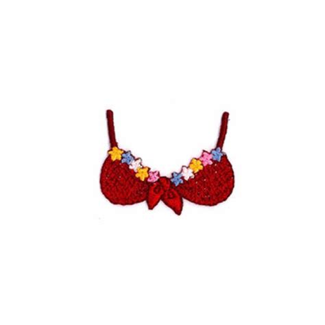 Écusson haut Bikini rouge