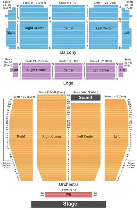 Landmark Theater Seating Chart Pico Cabinets Matttroy