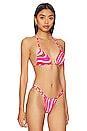 Maaji Balmy Reversible Bikini Top In The Wave REVOLVE
