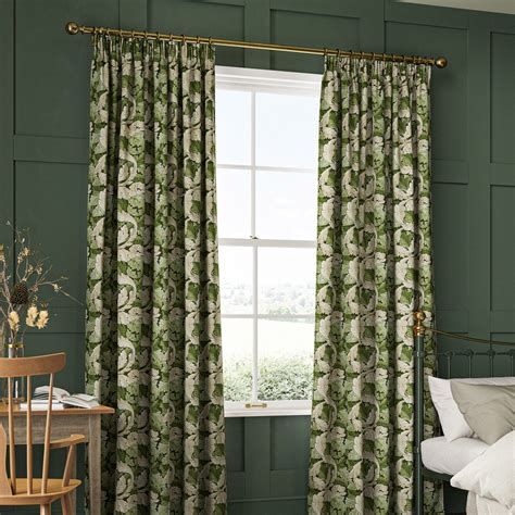 William Morris Nettle Acanthus Made to Measure Curtain | Terrys