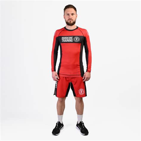 Рашгард Hardcore Training Recruit Red купить в Москве