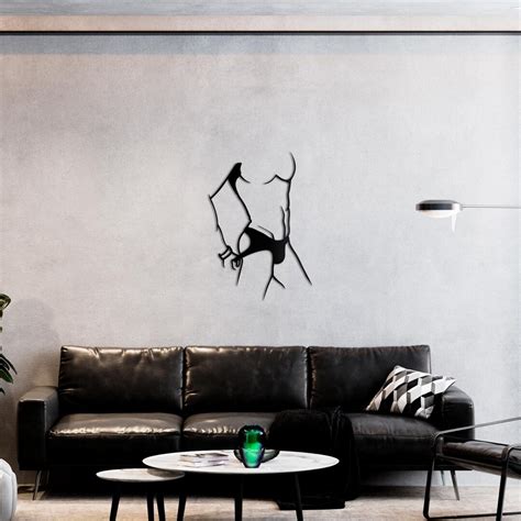 Gay Line Art Erotic Gay Art Bedroom Wall Art Body Wall Art Lgbt Pride Man Metal Minimalist