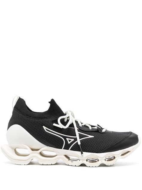 Buy Mizuno Side Logo Detail Low Top Sneakers Black At 28 Off