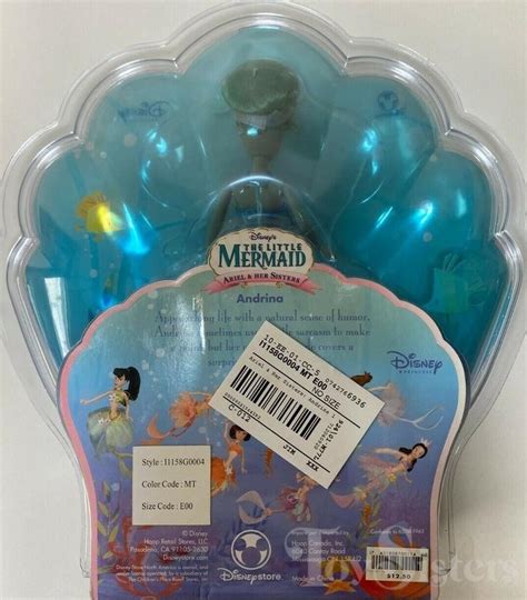 Disney Store Little Mermaid Ariel And Her Sisters Andrina Doll Toy Sisters