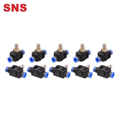 Sns Spa Series Pneumatic One Touch Union Straight Air Flow Controller