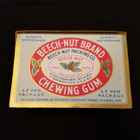 1911 Beechnut Chewing Gum Store Display Etsy