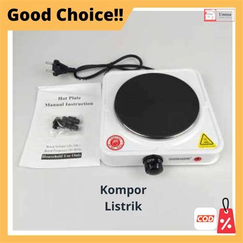 Jual Kompor Listrik Mini Hot Plate Electric Cooking W Jx A Tokiwa Di Seller Jaya