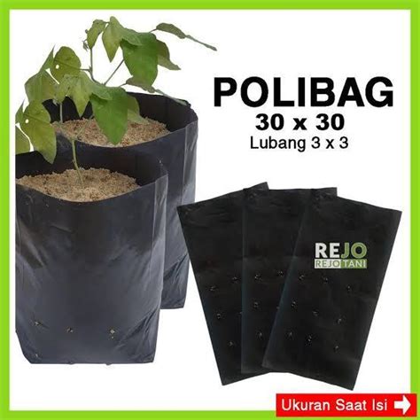 Polybag Tanaman Ukuran 30x30 Isi 21 Pcs Polybag 30x30 Isi 21 Lembar Lazada Indonesia