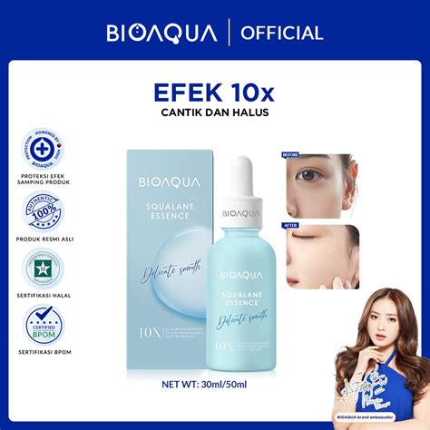 Jual Bioaqua Squalane Hydrating Moisturizing Essence Ml Ml Efek X