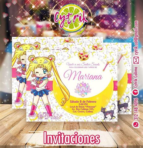 Sailor Moon Lucy Book Cover Birthday Birthday Invitations