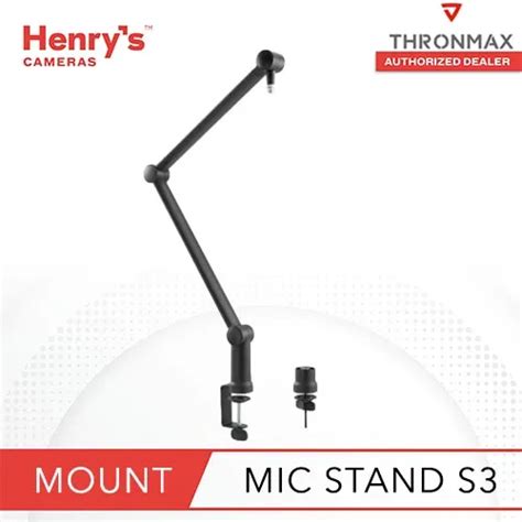 THRONMAX ZOOM MICROPHONE STAND (S3) FOLDABLE LONG ARM FOR MIC BEST FOR ...