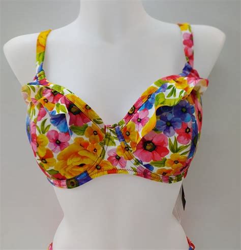 Bikini Set LUCERO Swimwear 20136 Cup F φλοράλ εμπριμέ Emmy gr