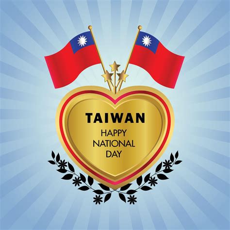 Taiwan national day , national day cakes 21432718 Vector Art at Vecteezy