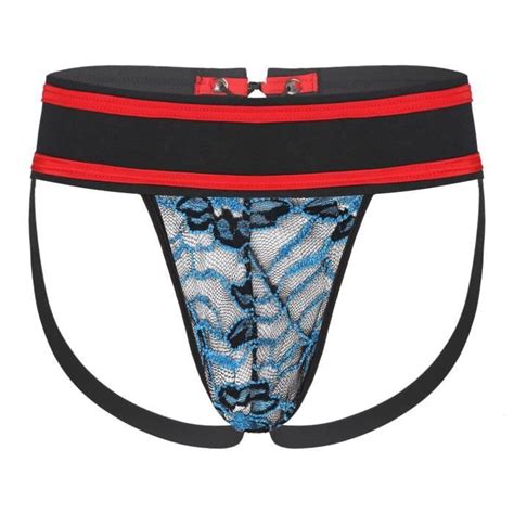 DPois Homme G String Sissy String Ouvert Entrejambe Lingerie Transparent Slip Tanga Thong Sous
