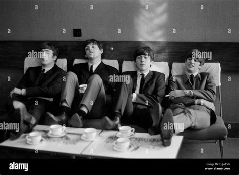 The Beatles During Rehearsals For The 1963 Royal Variety Performance Hi