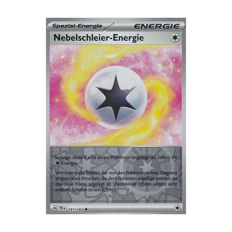 Nebelschleier Energie 161 162 REVERSE HOLO Gewalten Der Zeit Pokemon