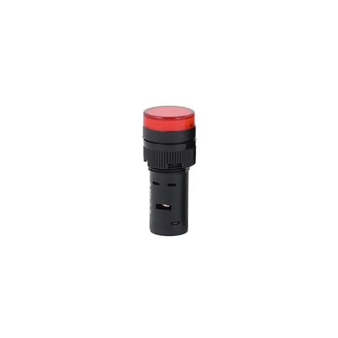 LED Indicator Light 24V AD16-16C for 16mm Hole Backlight color Red